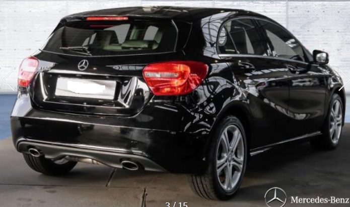 lhd car MERCEDES A CLASS (01/01/2015) - 